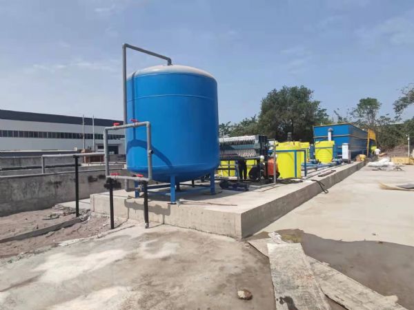 泰安肥城洗滌污水項目現場