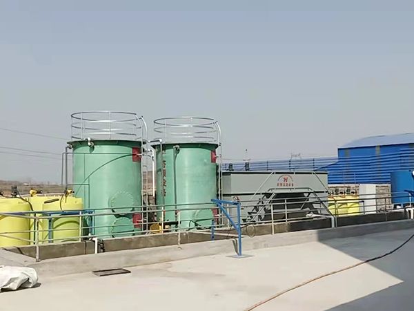 河南平頂山化工廠污水項目現場